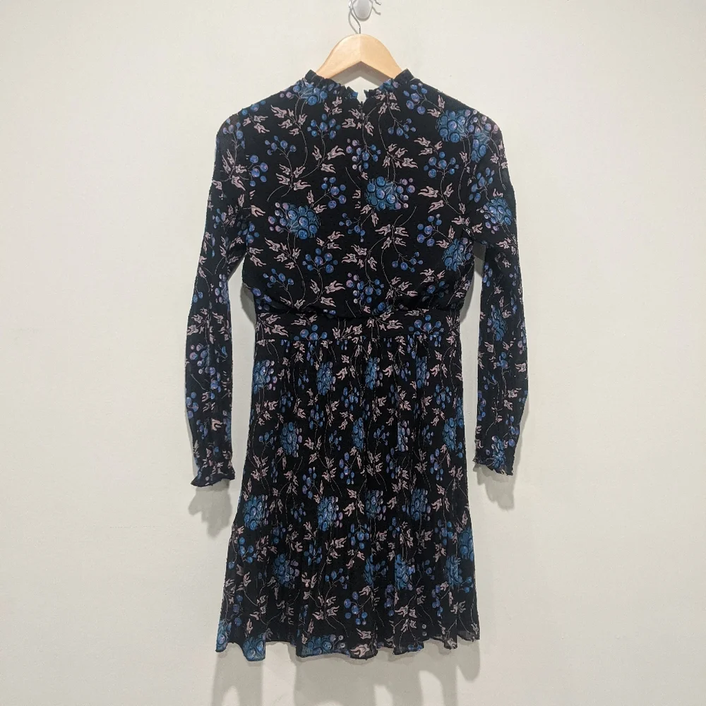 Whistles Elderberry Print Dobby Dress - Picture 10 of 14